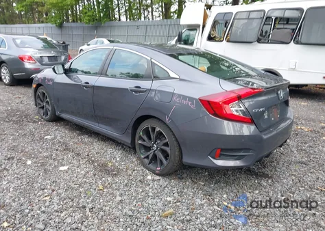 2020 Honda Civic Sport from USA, damaged, VIN 2HGFC2F83LH581635